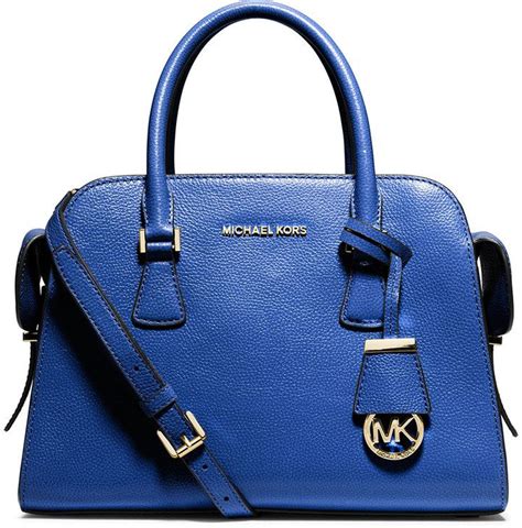 michael kors electric blue satchel|michael kors blue handbags.